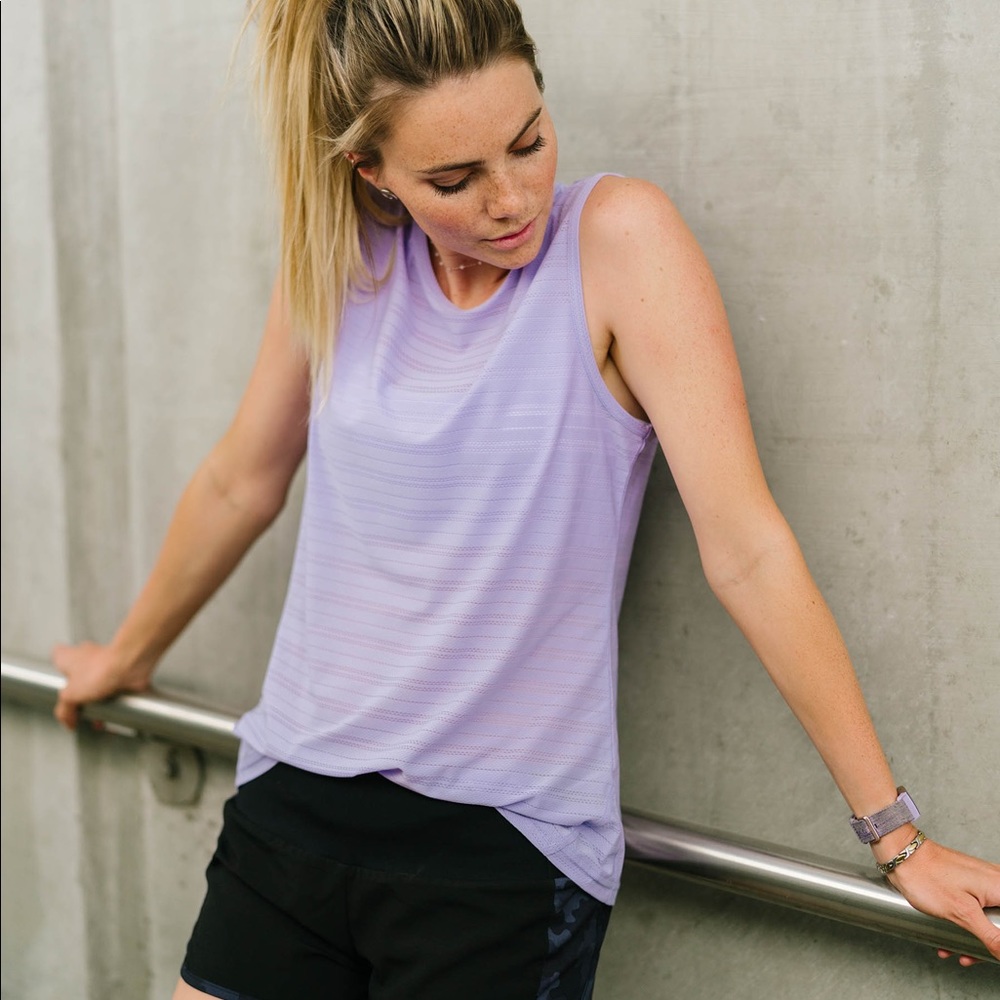 Zyia Lavender Luxe Muscle Tank